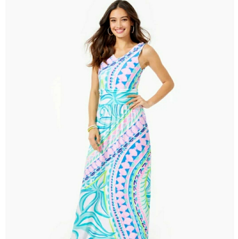 BNWT ~ Lilly Pulitzer Maxi Dress in Coco Island